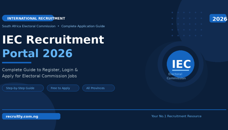 IEC Recruitment Portal 2026 — Complete Guide to Register, Login, and Apply for Electoral Commission Jobs