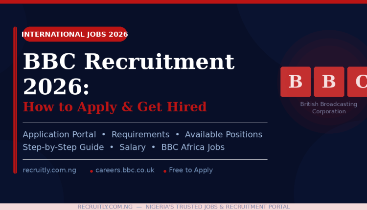BBC Recruitment 2026: How to Apply, Available Positions, Requirements & Everything You Need to Know