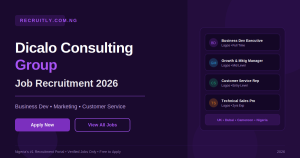 Carpa Healthcare Nigeria Limited & Dicalo Consulting Group Job Recruitment 2026 — Full Guide