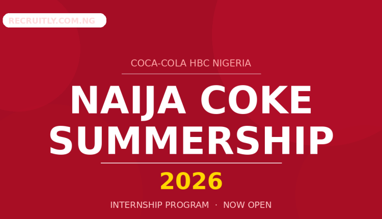 Coca-Cola HBC Naija Coke Summership Program 2026