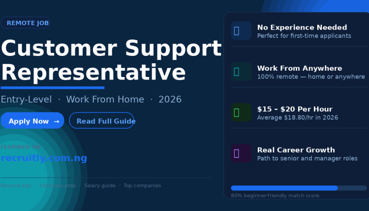 Customer Support Representative Entry-Level Remote Job: The Complete Guide to Getting Hired in 2026